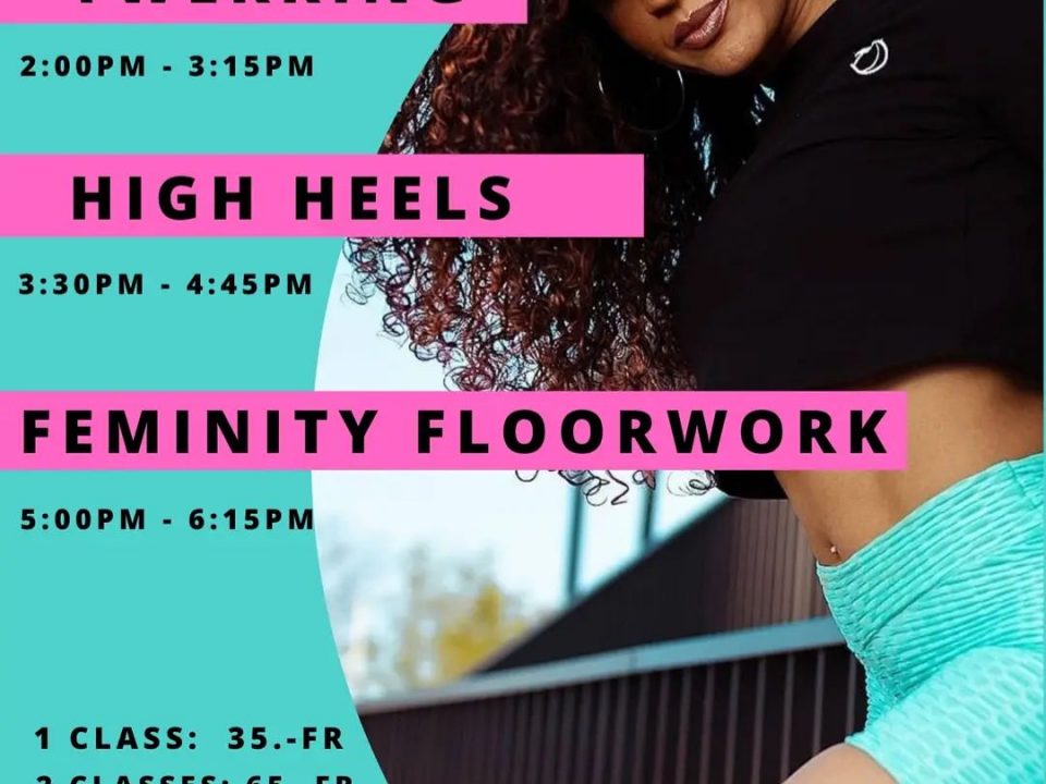 Dance Bootcamp - November 2021 - Twerk Shanelle - Twerking, High Heels, Feminity Floorword. WDF Academy - Dance Studio in Bern.