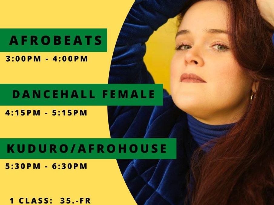 Dance Bootcamp - April 2022 - Livia Diala - Afrobeat, Dancehall Female, Kuduro, Afrohouse. WDF Academy - Dance Studio in Bern.